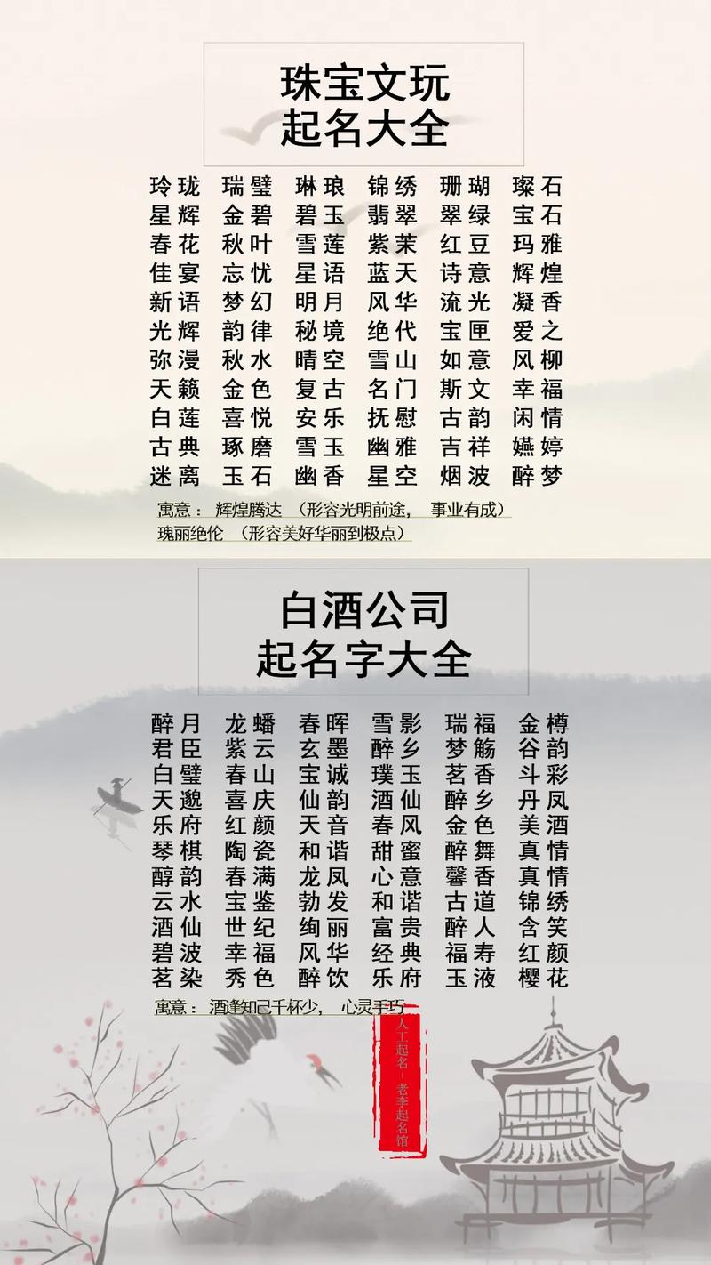 注册食品公司名字大全