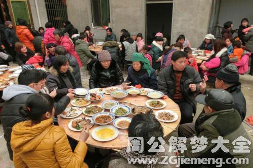 梦见宴席上很乱好吗
