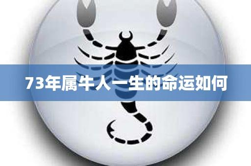 73年属牛人一生劫难