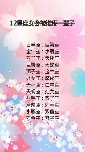 爱上什么星座女最难忘