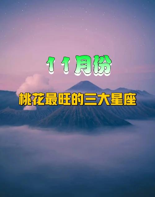 本月桃花最旺星座
