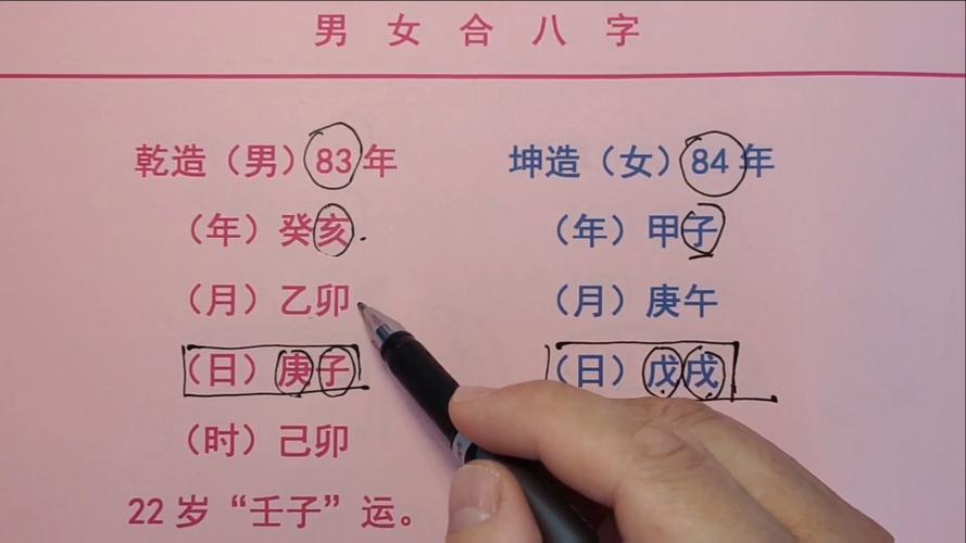 男女生辰八字合婚