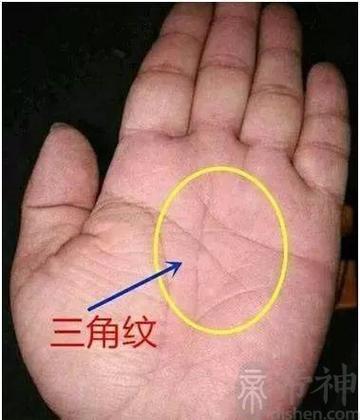 女人最佳手相:女手相最好的三角纹