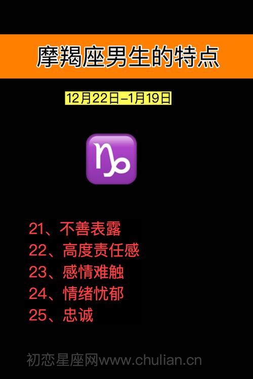 摩羯座男生有哪些优点?