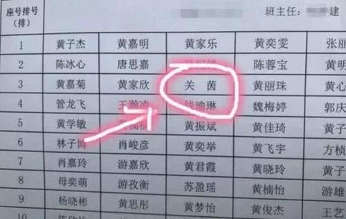 女孩姓关叫关什么名字