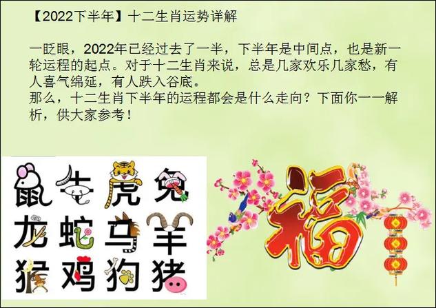 2022年运势最好的生肖