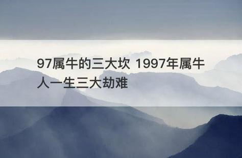 属牛男97年一生劫难