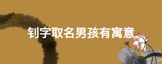 含钊字的男孩名字
