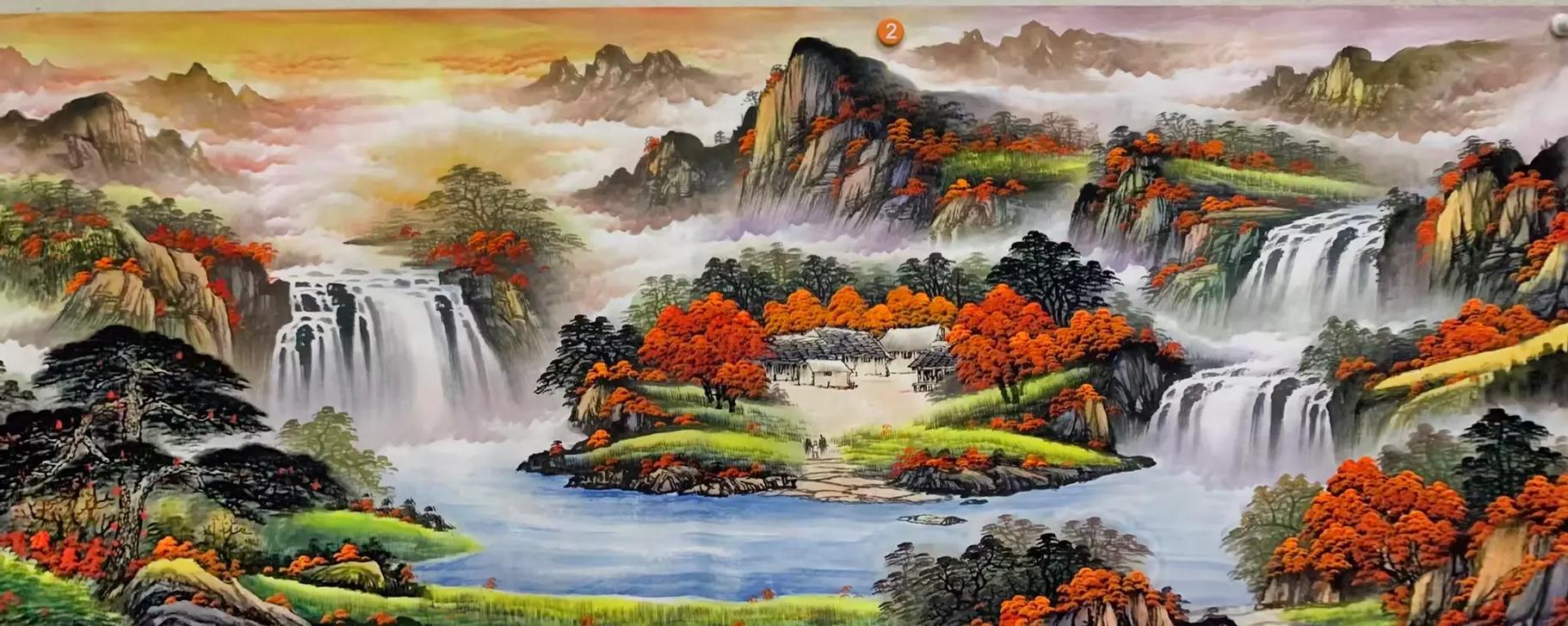 挂山水画聚宝盆的禁忌