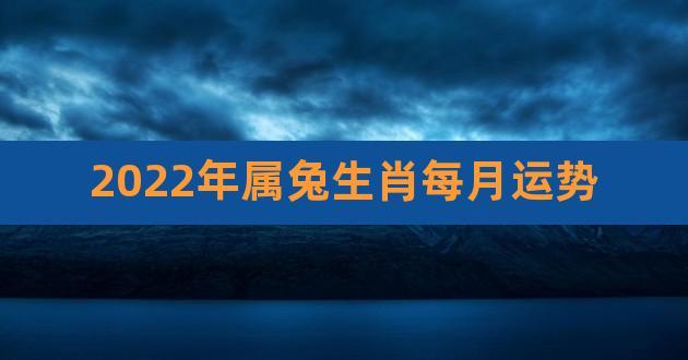 2022属兔今年有一难