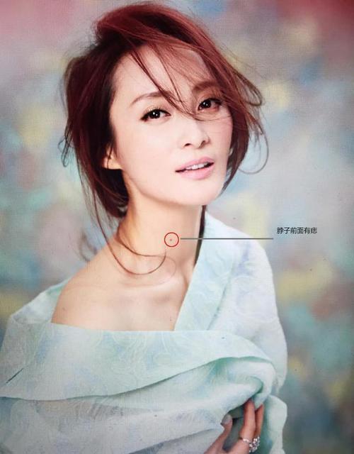 脖子前面有痣的女人