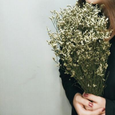 清新美女的爱:唯美复古满天星图片大全
