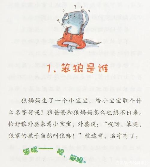 笨狼的名字是谁取的