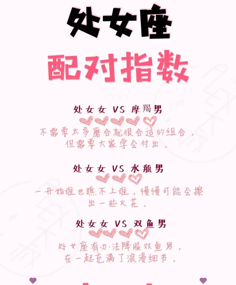 处女座和星座的匹配度前三的是谁