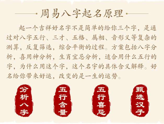 周易取名,好名字受益一生