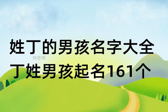 2023年六月廿一出生丁姓男孩名字