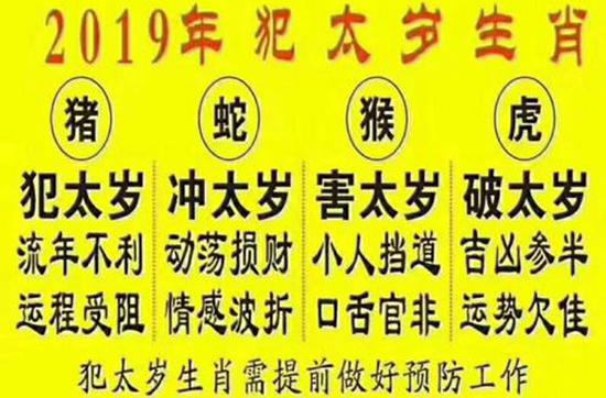 生肖属猪2019年犯太岁要怎么化解