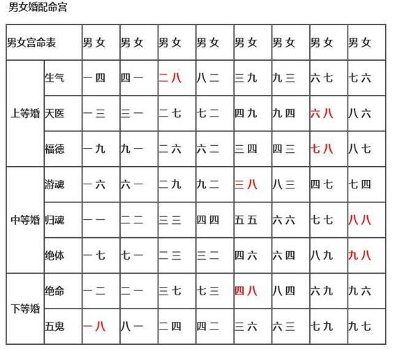 属猪的属相分配表女人婚配