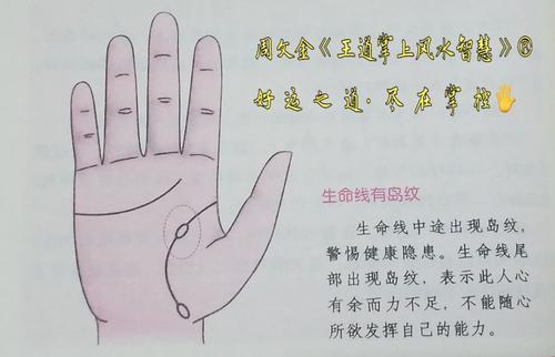 生命线上有岛纹怎么办