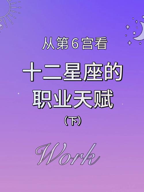 十二星座对应职业
