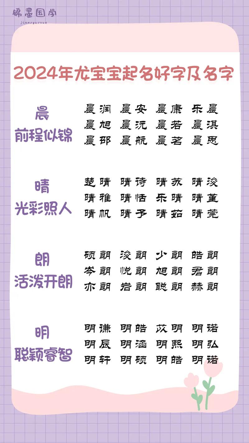龙宝宝起名的禁忌
