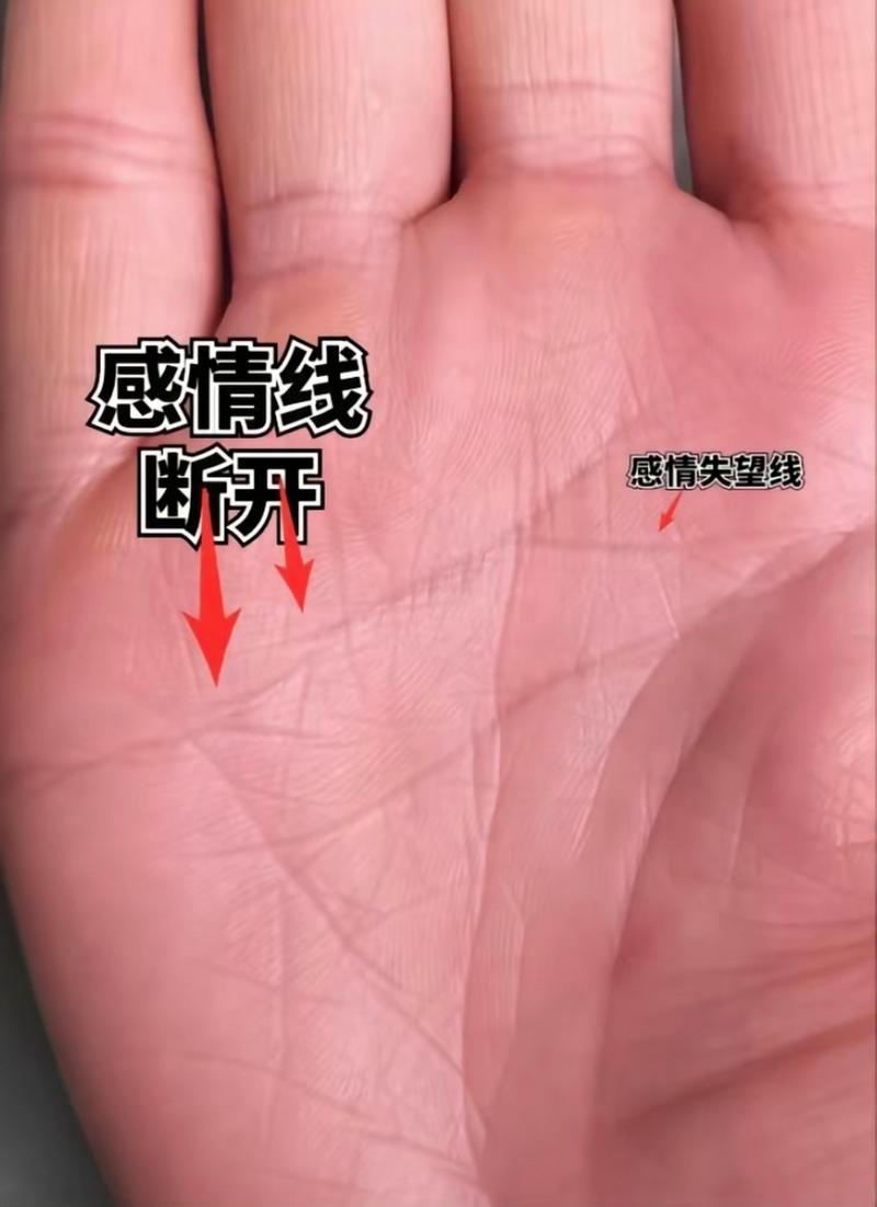 感情线断开是怎么回事?