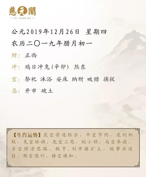 2014年12生肖2月开运选择宜忌