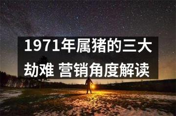 属猪的三大劫难在何时